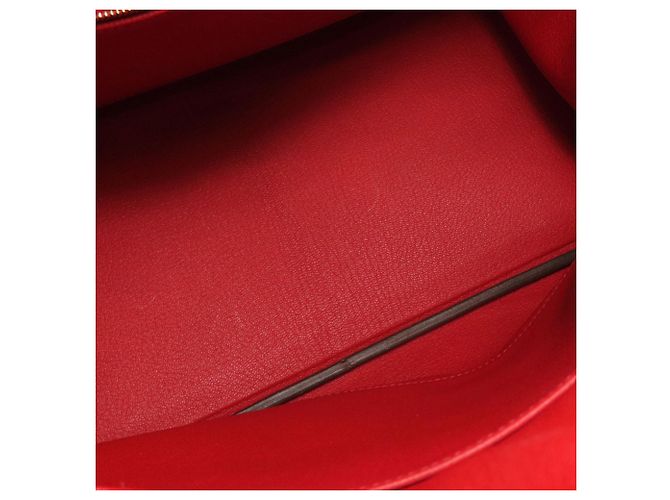 Hermès Borsa Hermes Birkin 35 in Rouge Casaque - vista 10