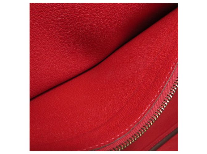 Hermès Borsa Hermes Birkin 35 in Rouge Casaque - vista 11