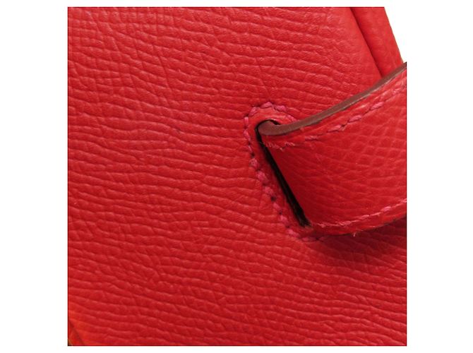 Hermès Borsa Hermes Birkin 35 in Rouge Casaque - vista 16