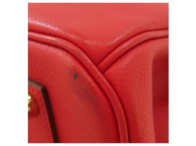 Hermès Borsa Hermes Birkin 35 in Rouge Casaque - vista 23