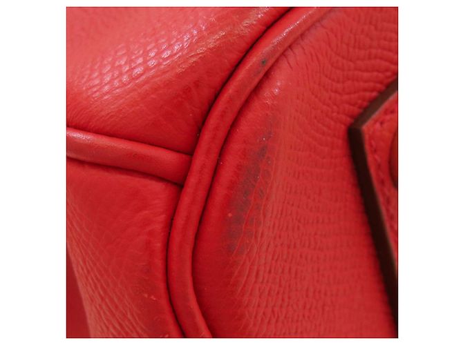 Hermès Borsa Hermes Birkin 35 in Rouge Casaque - vista 24