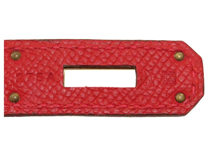 Hermès Borsa Hermes Birkin 35 in Rouge Casaque - vista 7