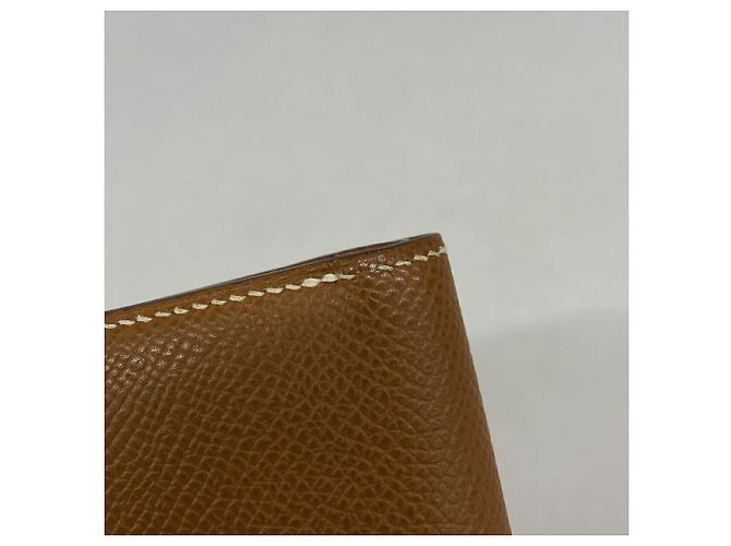 Béarn Hermès Hermes Bearn Compact Wallet in Gold - Ansicht 5