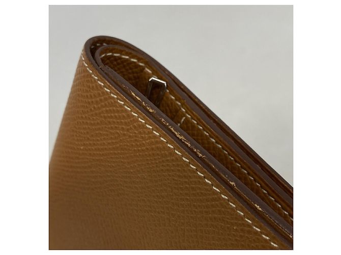 Béarn Hermès Hermes Bearn Compact Wallet in Gold - Ansicht 6