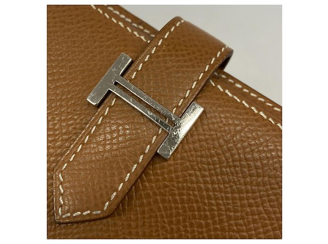 Béarn Hermès Hermes Bearn Compact Wallet in Gold - Ansicht 7