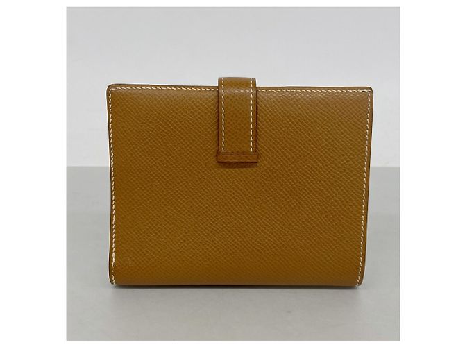 Béarn Hermès Hermes Bearn Compact Wallet in Gold - Ansicht 8