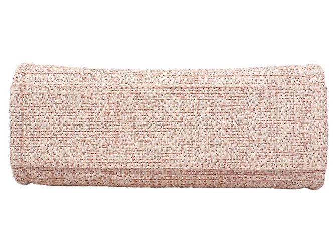 Chanel Shopper-Bag aus rosa Raffia - Ansicht 3