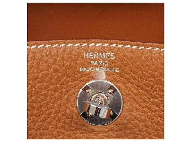 Hermès Borsa Hermes Lindy Mini in Gold - vista 5