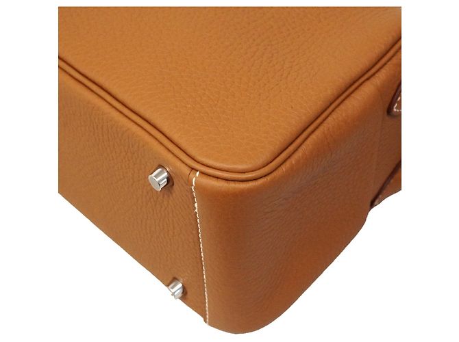 Hermès Borsa Hermes Lindy Mini in Gold - vista 6