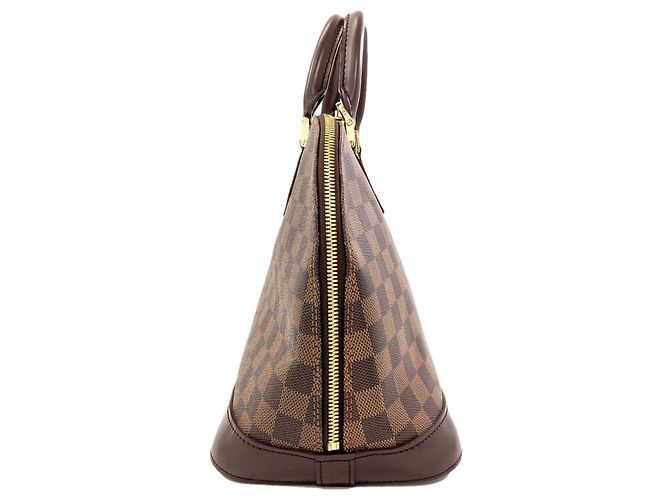 Borsa Louis Vuitton Alma PM in tela Damier - vista 3