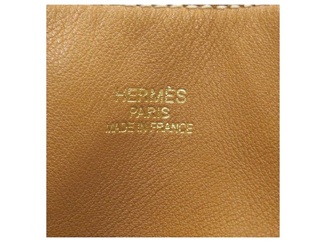 Hermès Borsa Tote Hermes Double Sens 28 in pelle Swift - vista 7