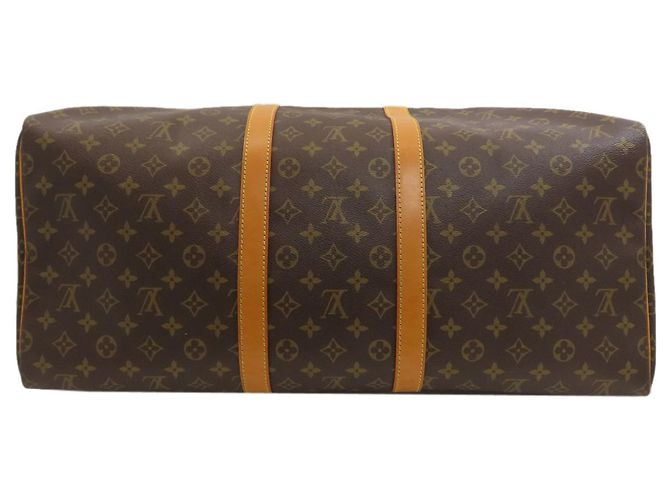 Borsa Boston Louis Vuitton Monogram Canvas Keepall 55 - vista 4