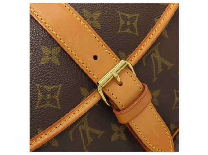 Borsa a spalla Louis Vuitton Saumur 35 - vista 9