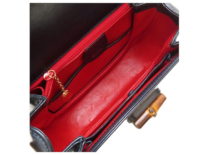 Borsa 2-Way Gucci Bamboo - vista 5
