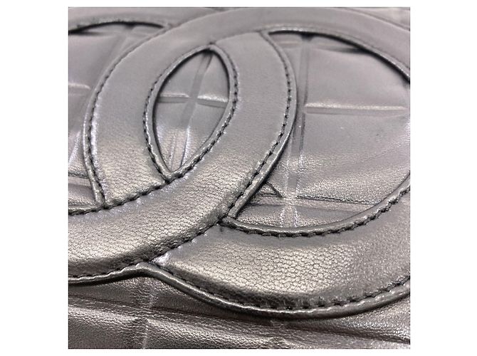 Borsa a spalla Chanel Chocolate Bar - vista 12