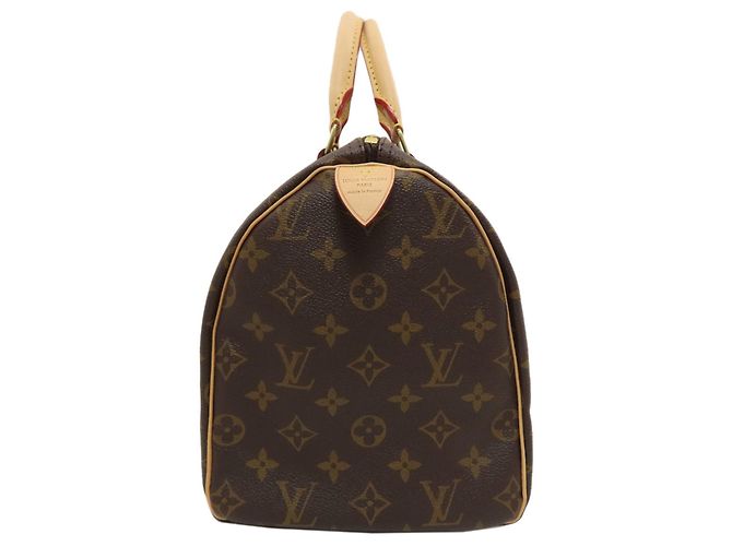 Borsa Louis Vuitton Monogram Canvas Speedy 30 - vista 3