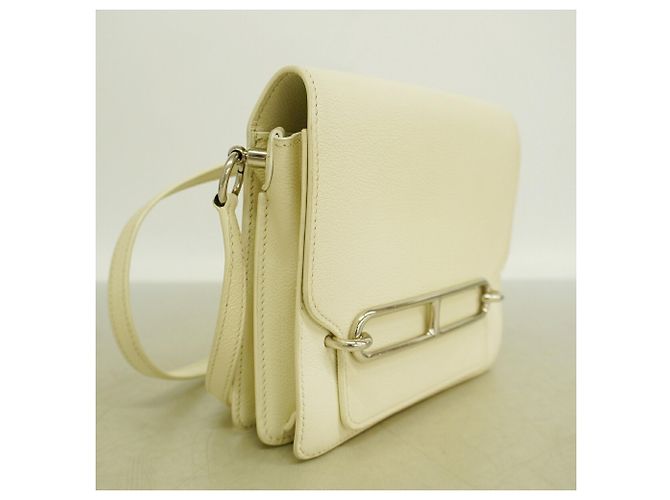 Hermès Borsa a tracolla Hermes bianca - vista 2