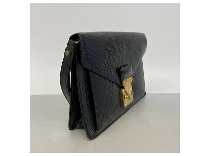 Borsa a pochette Louis Vuitton in pelle Epi Noir - vista 2