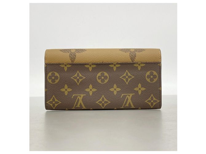 Louis Vuitton Monogram Giant Reverse Portefeuille Sarah Long Wallet - vista 11