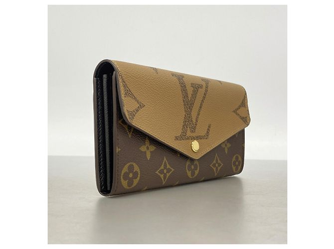 Louis Vuitton Monogram Giant Reverse Portefeuille Sarah Long Wallet - vista 2