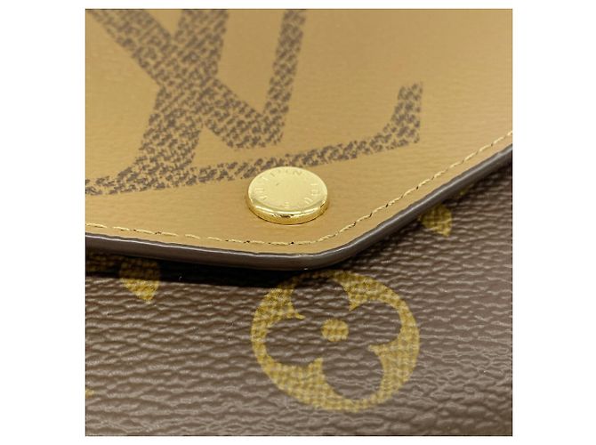 Louis Vuitton Monogram Giant Reverse Portefeuille Sarah Long Wallet - vista 9