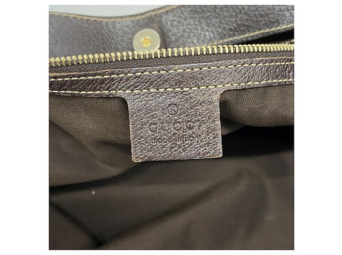 Borsa Tote Gucci beige e marrone - vista 5
