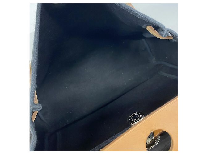 Hermès Borsa Hermes Herbag PM Toile Officier - vista 4