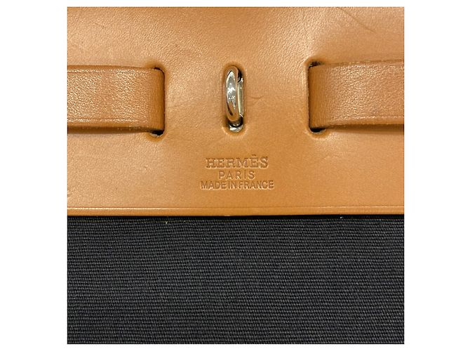 Hermès Borsa Hermes Herbag PM Toile Officier - vista 5