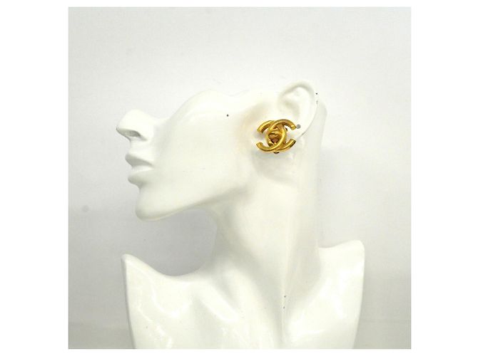 Orecchini a clip Chanel placcati oro - vista 5