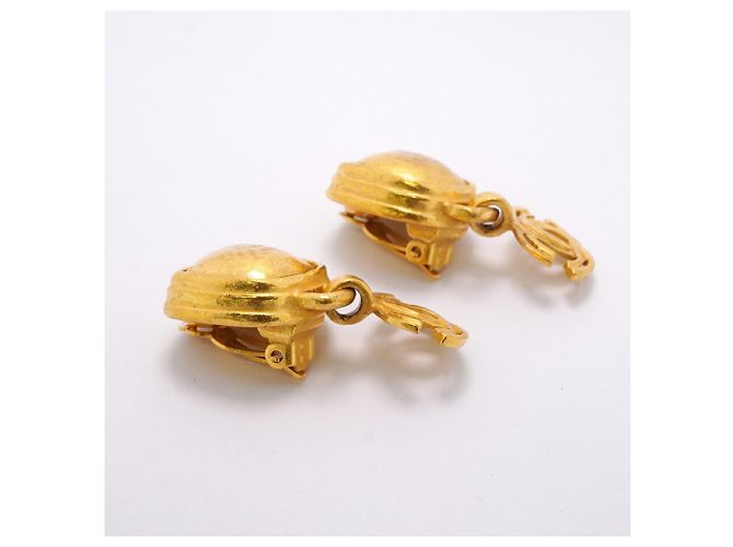 Orecchini a clip Chanel Gold - vista 2