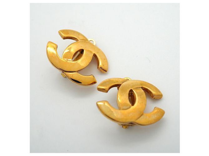 Orecchini a clip Chanel placcati in oro - vista 2