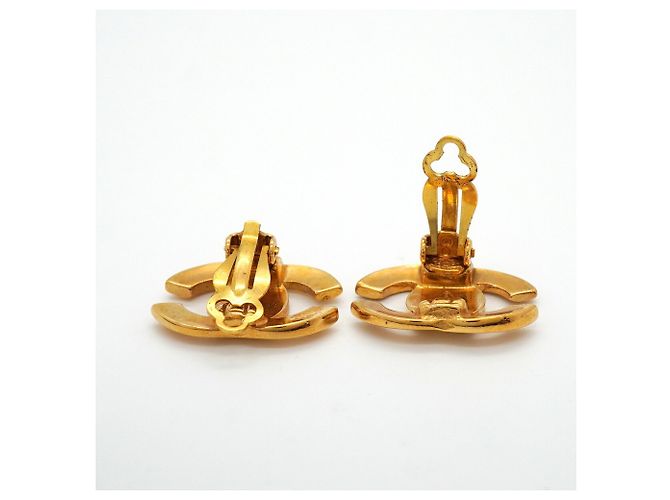 Orecchini a clip Chanel placcati in oro - vista 3