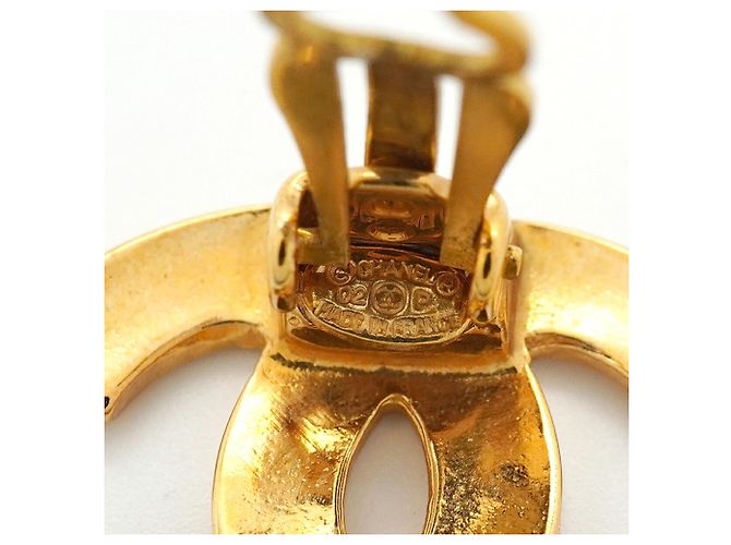 Orecchini a clip Chanel placcati in oro - vista 4