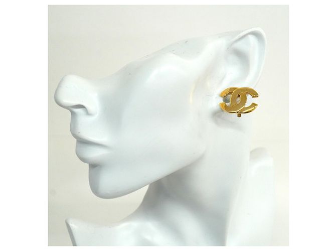 Orecchini a clip Chanel placcati in oro - vista 5