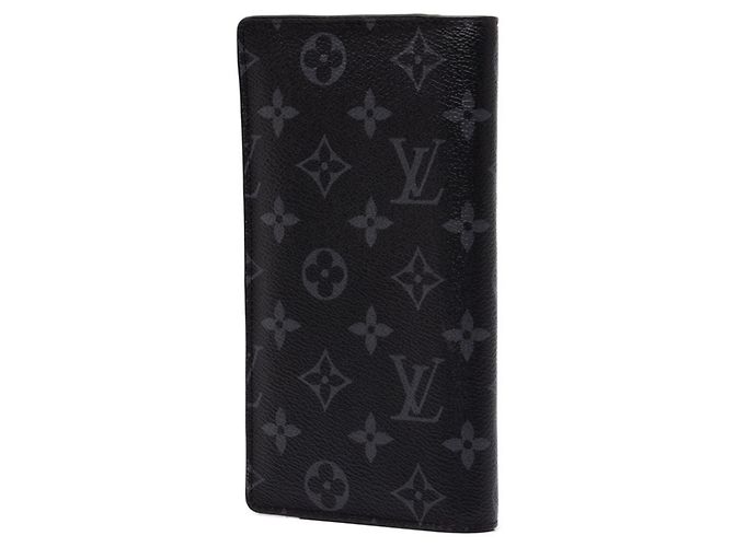 Louis Vuitton Monogram Eclipse Portefeuille Brazza Long Wallet - vista 2