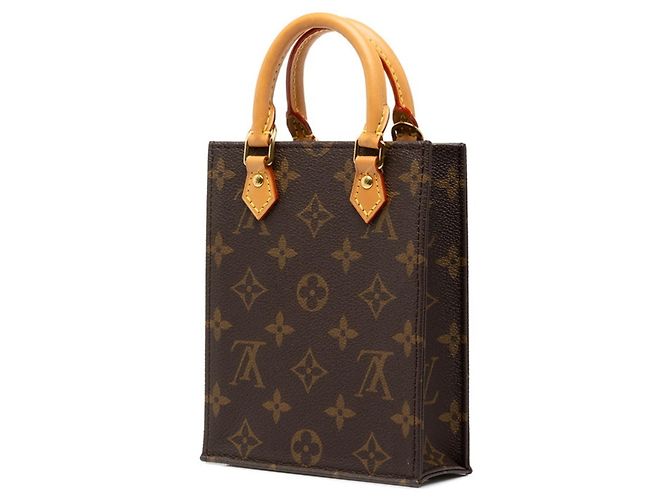 Borsa Louis Vuitton Monogram Petite Sac Plat - vista 2
