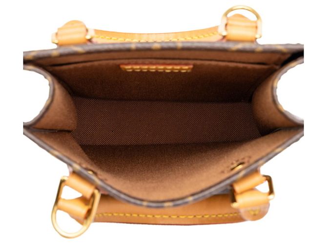 Borsa Louis Vuitton Monogram Petite Sac Plat - vista 4