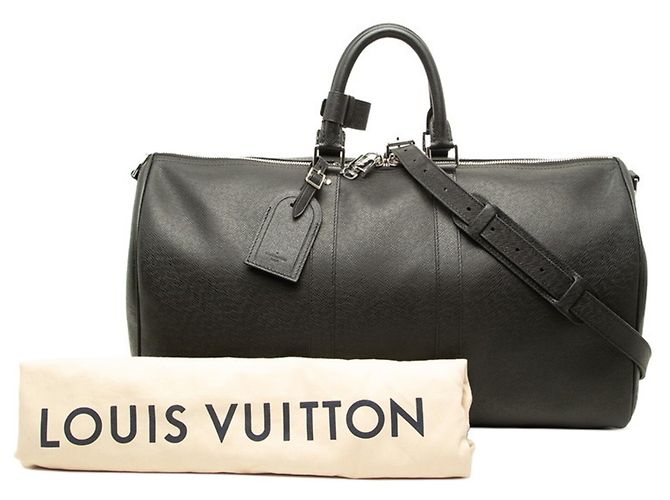Louis Vuitton Taiga Keepall Bandoulière 50 Borsa Boston - vista 6
