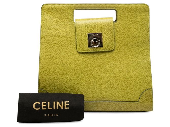 Céline Borsa quadrata Celine con manico traforato - vista 9
