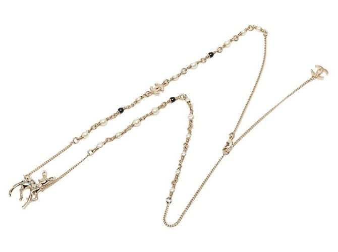 Collana Chanel Coco Mark Bambi Motif - vista 3