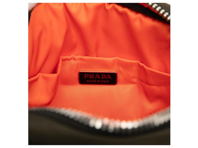 Clutch Prada con placca logo Triangle - vista 5
