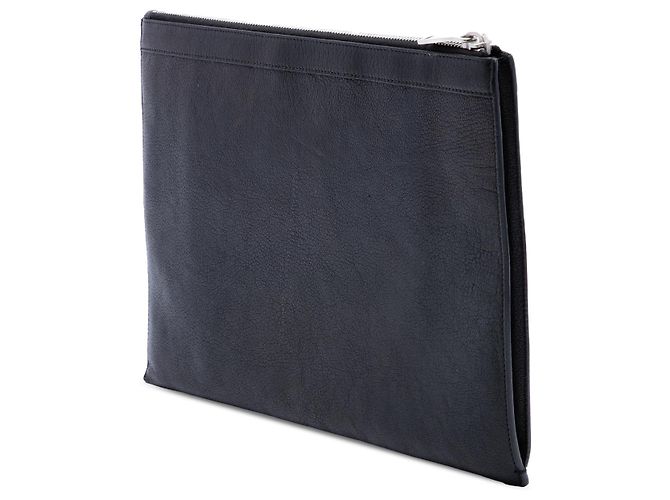 Autre Marque Clutch in pelle borchiata nera Saint Laurent - vista 2