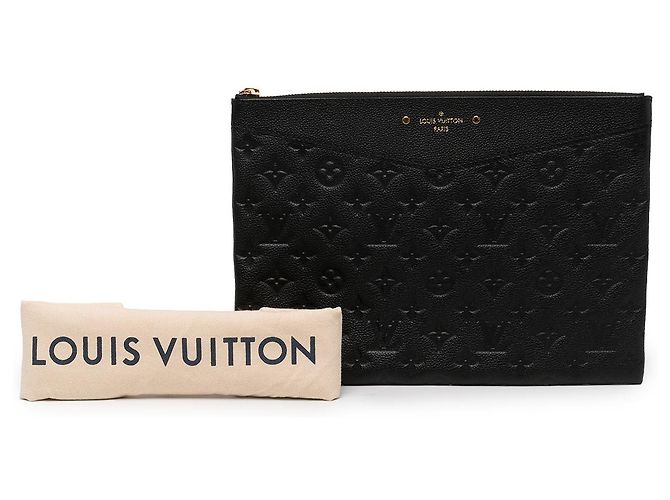 Pouch Daily Louis Vuitton Monogram Empreinte Nero - vista 6