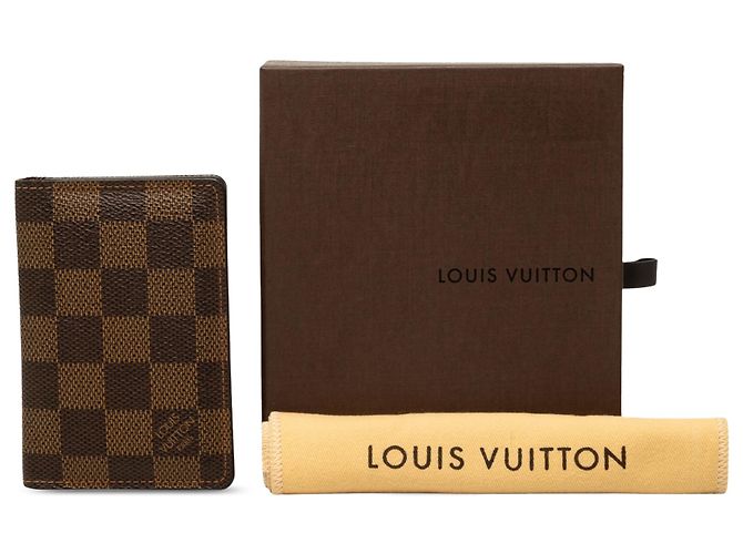 Louis Vuitton Brown Damier Ebene Pocket Organizer - vista 7