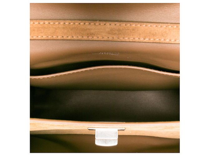Borsa Balenciaga Rodeo Satchel Mini in camoscio marrone - vista 4