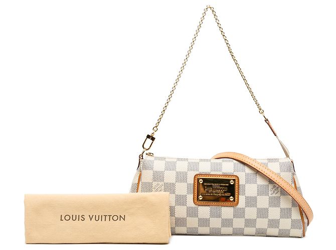 Louis Vuitton White Damier Azur Eva - vista 6