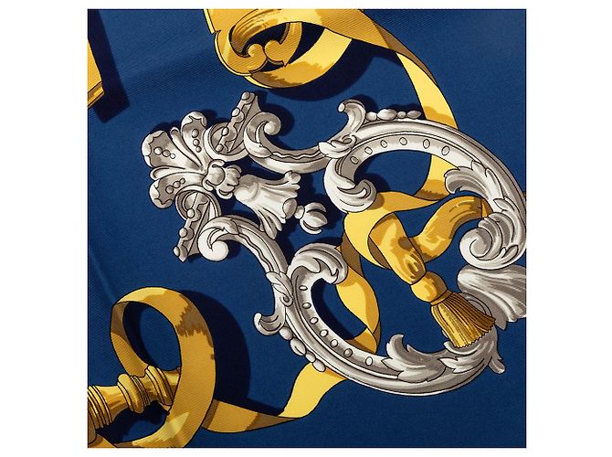 Hermès Blue Ferronnerie Seidentuch 90 - Ansicht 8
