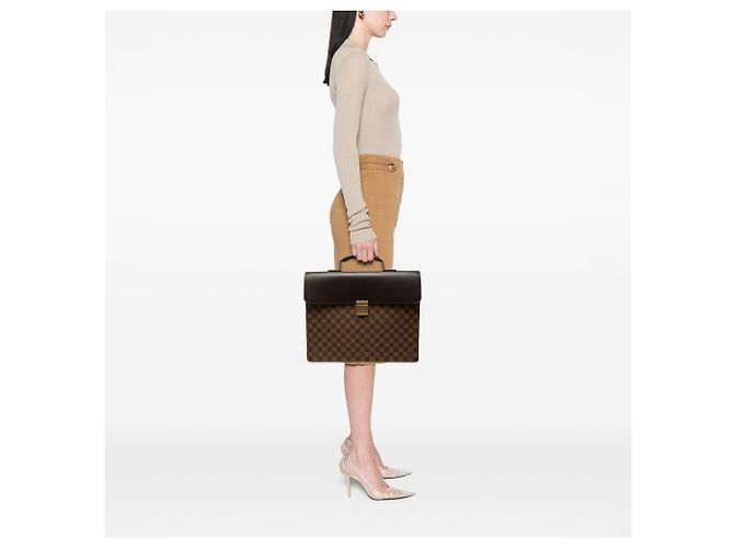 Louis Vuitton Brown Damier Ebene Altona PM - vista 6