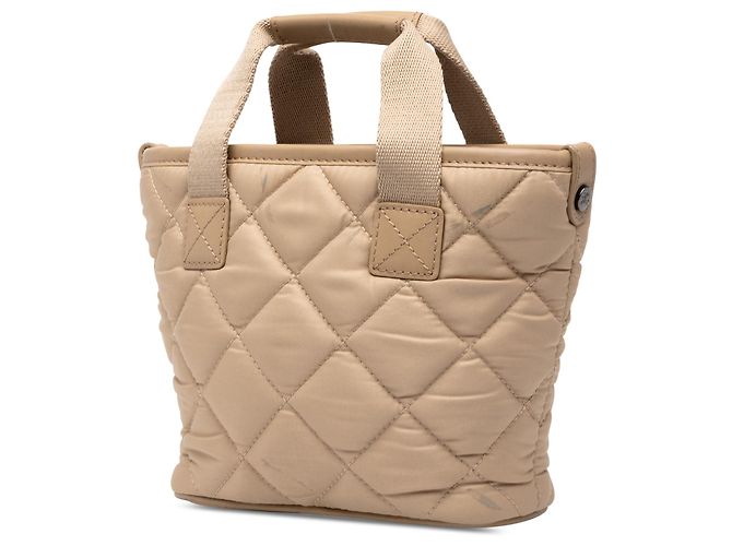 mala Burberry em nylon acolchoado bege - vista 2