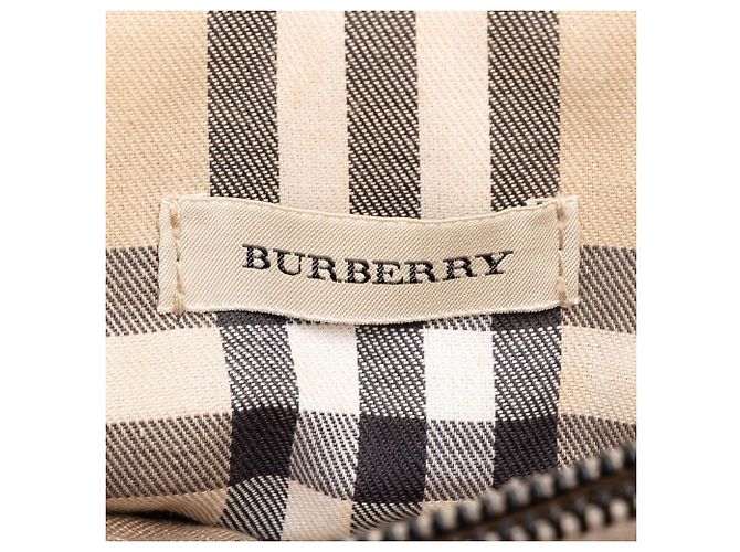 mala Burberry em nylon acolchoado bege - vista 5